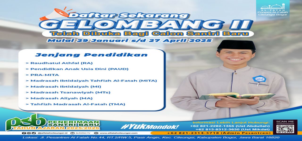 PENDAFTARAN GELOMBANG II